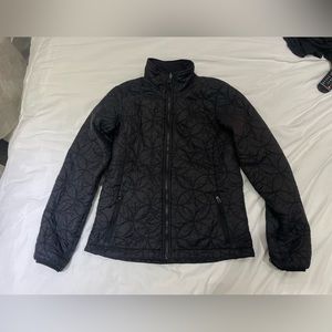 The North Face Womens Black Circle Quilted Zip Up Light Weight Jacket Size Small